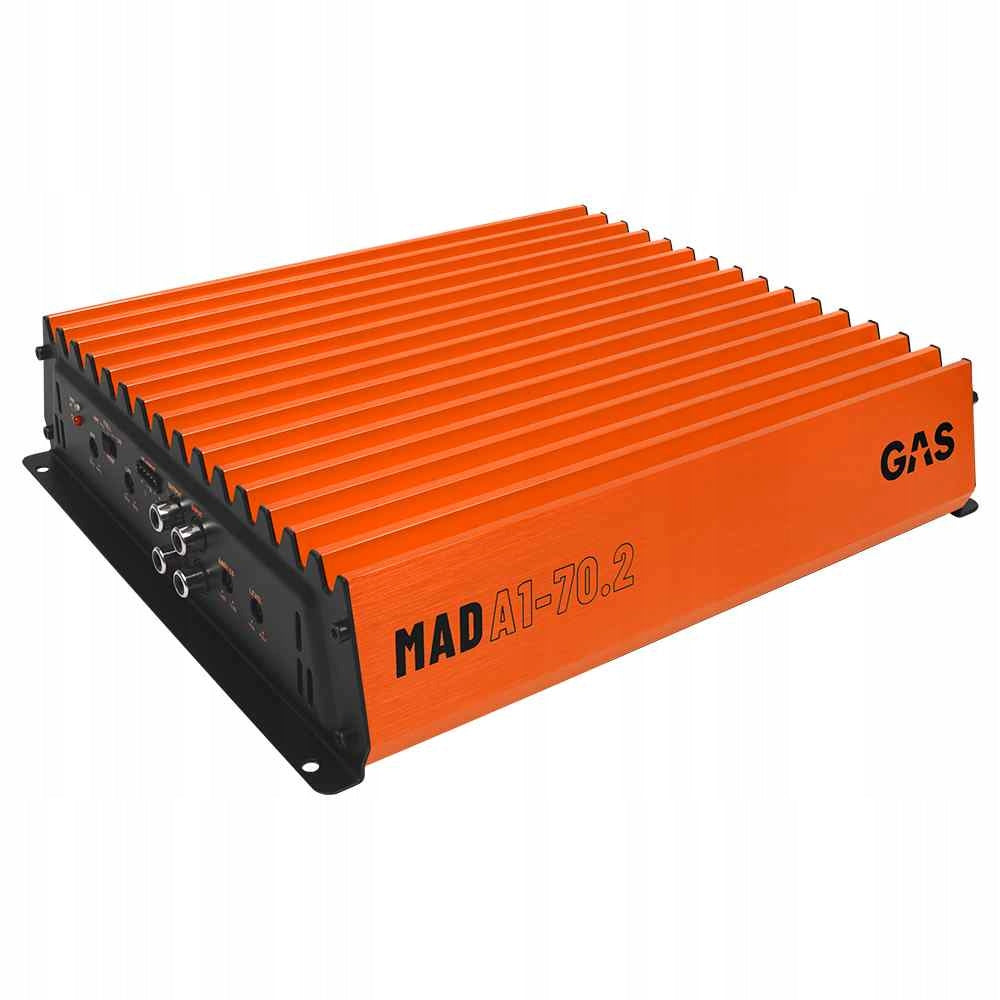 Car Amplifier Dual Channel Powerful 2x 70W RMS 2 Ohm Audio System GAS Packaging status original