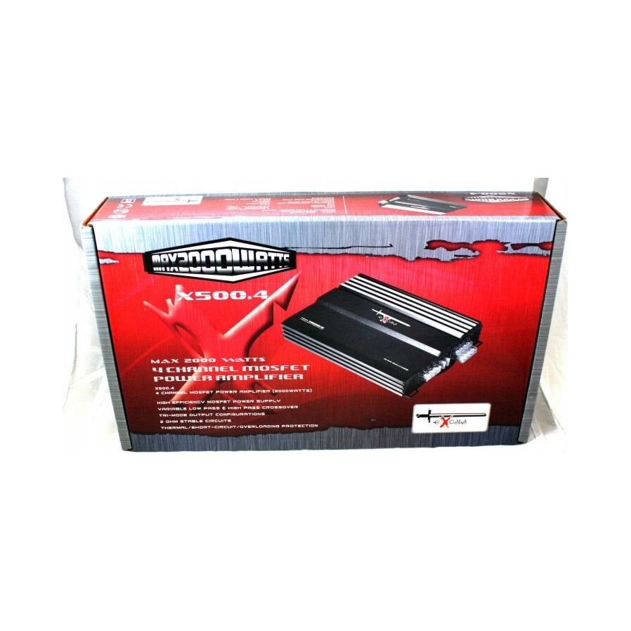 Car Amplifier Excalibur X500.4 4 channel 2000W MOSFET