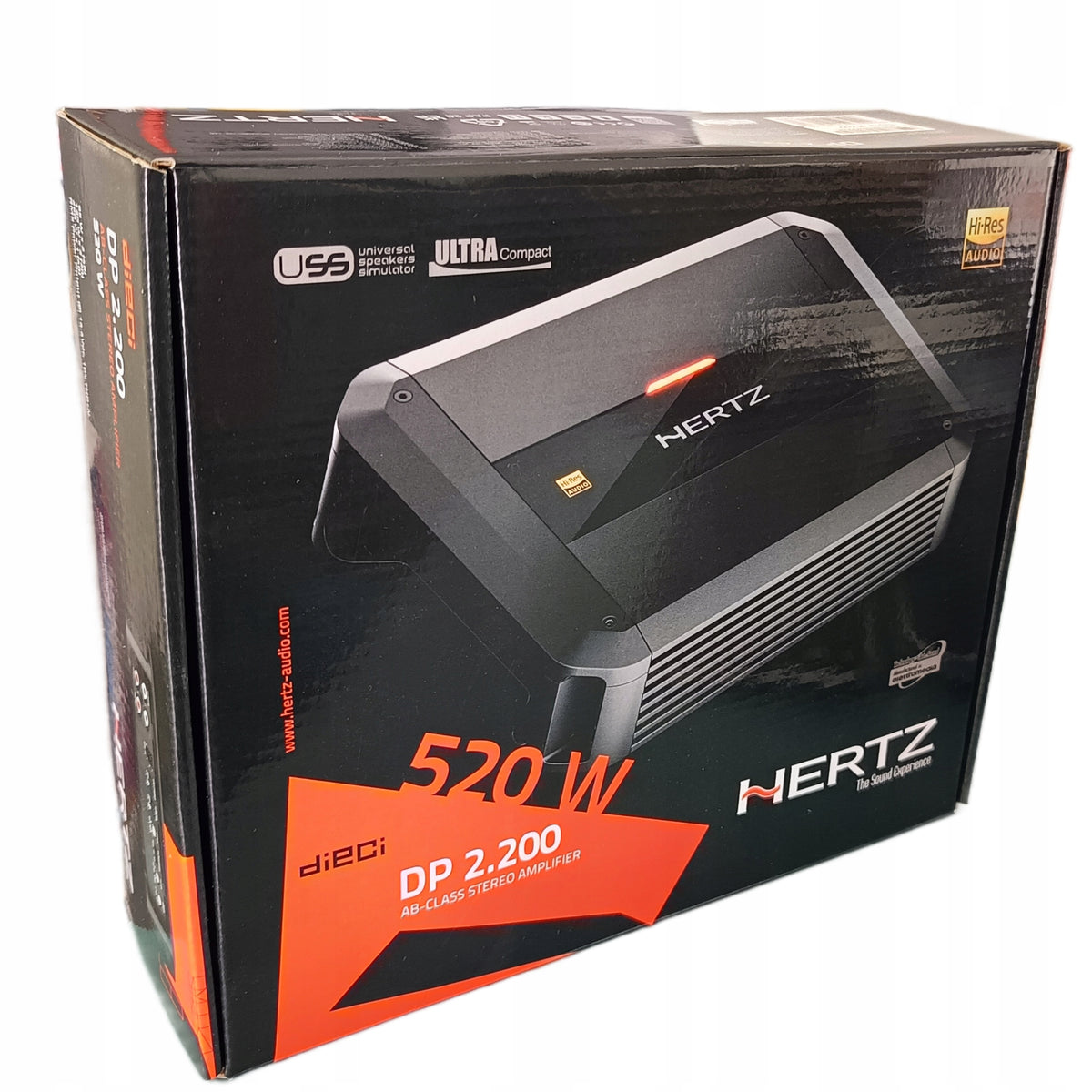 Car Amplifier HERTZ DP 2.200 2 channels Packaging status original