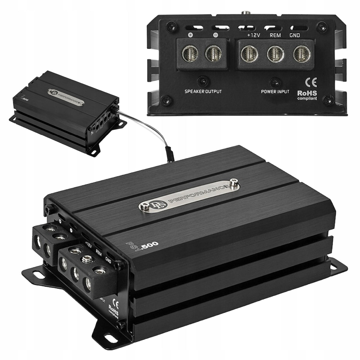 Car Amplifier Powerful RMS 500W monoblock 1Ohm DLS Performance PS1.500