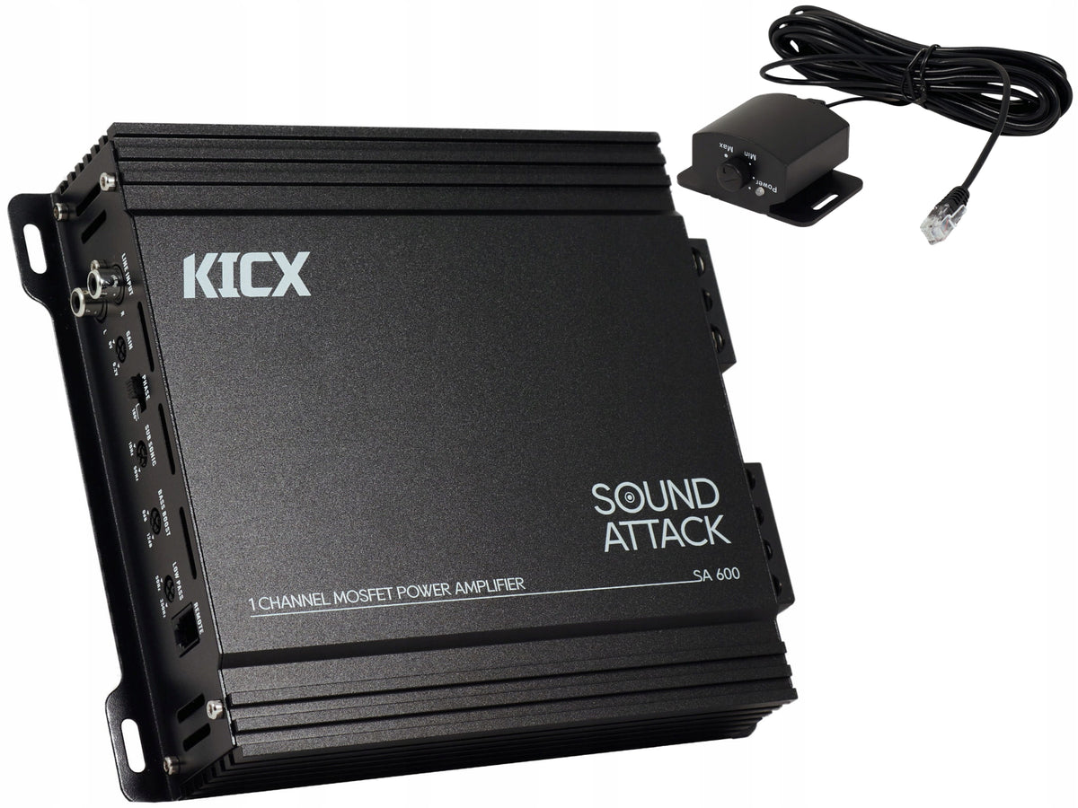 Car Audio Amplifier 1-Channel KICK SA 600 Monoblock 265/450/600W Manufacturer code SA 600
