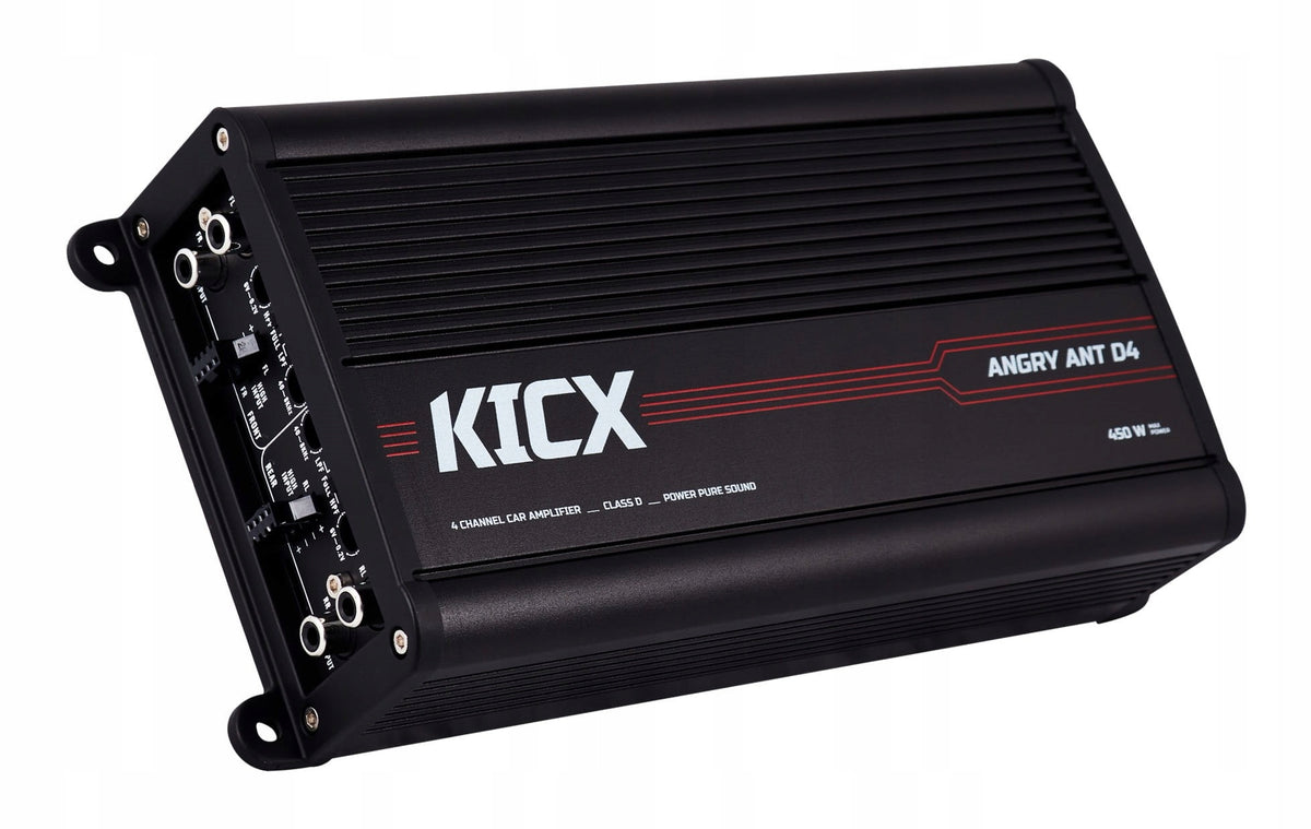 Car Audio Amplifier 4-Channel KICX Angry Ant D4 4x150/225W 2x450W Packaging status original