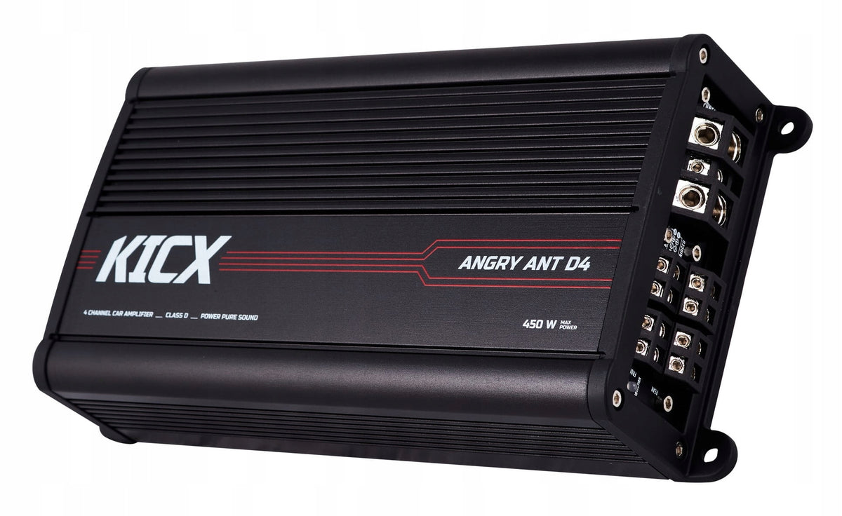 Car Audio Amplifier 4-Channel KICX Angry Ant D4 4x150/225W 2x450W