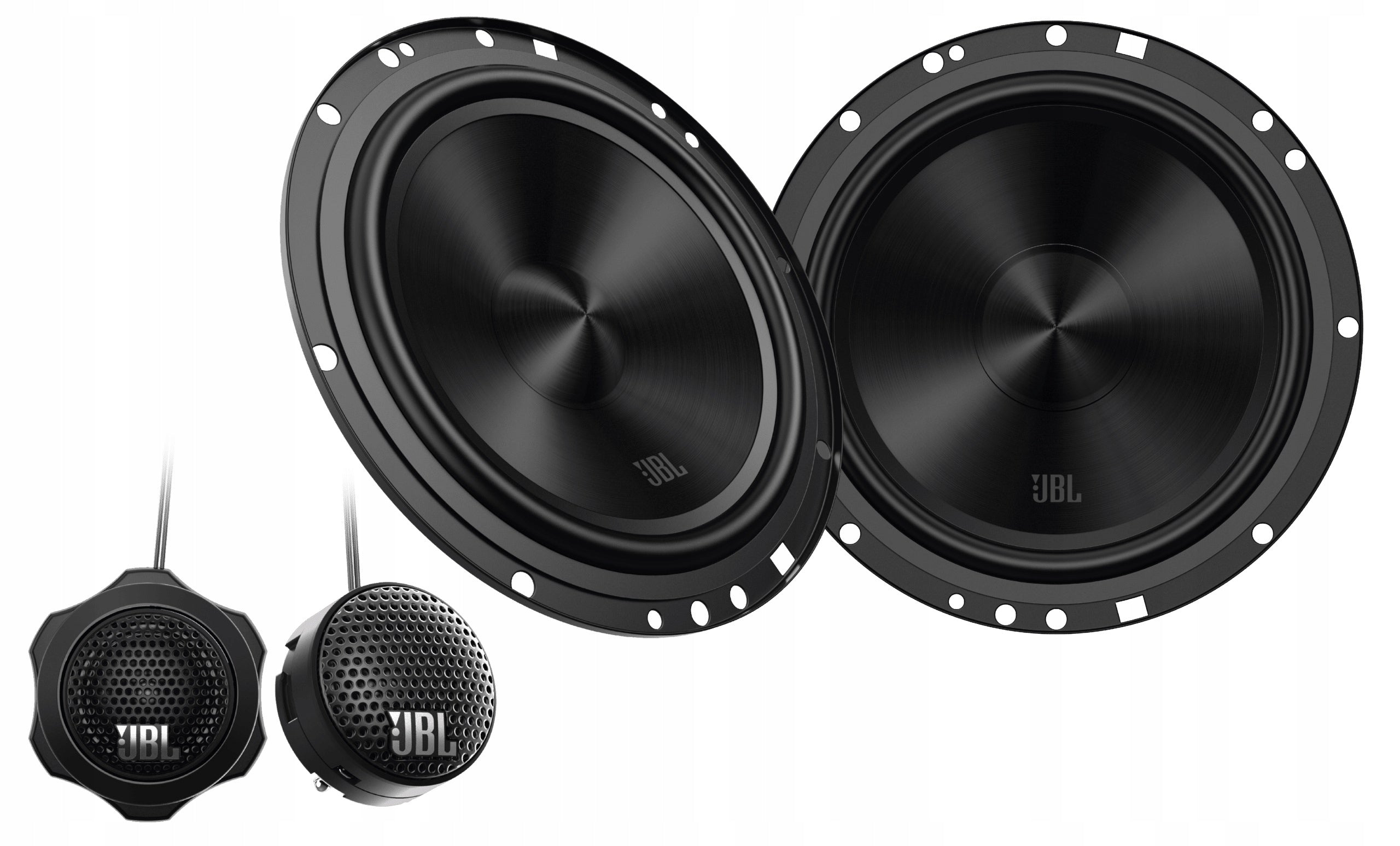 Car Bass Speakers + Tweeter Crossovers 165mm JBL Stage2 65CF