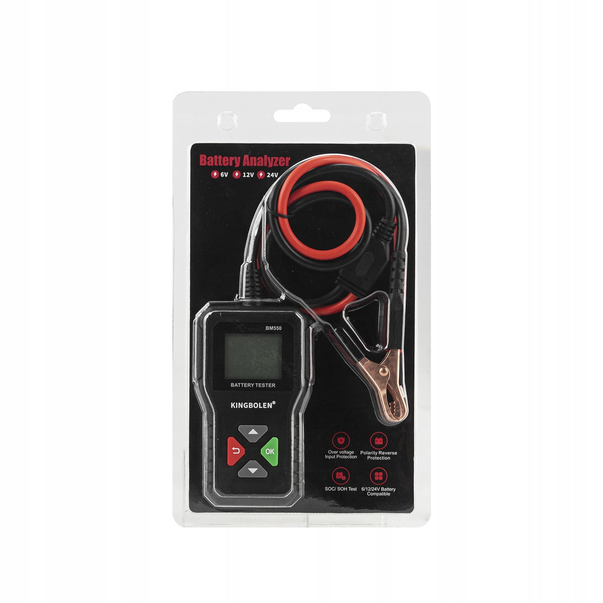 Car Battery Tester Kingbolen BM550 Battery Meter 6/12/24V Brand Kingbolen