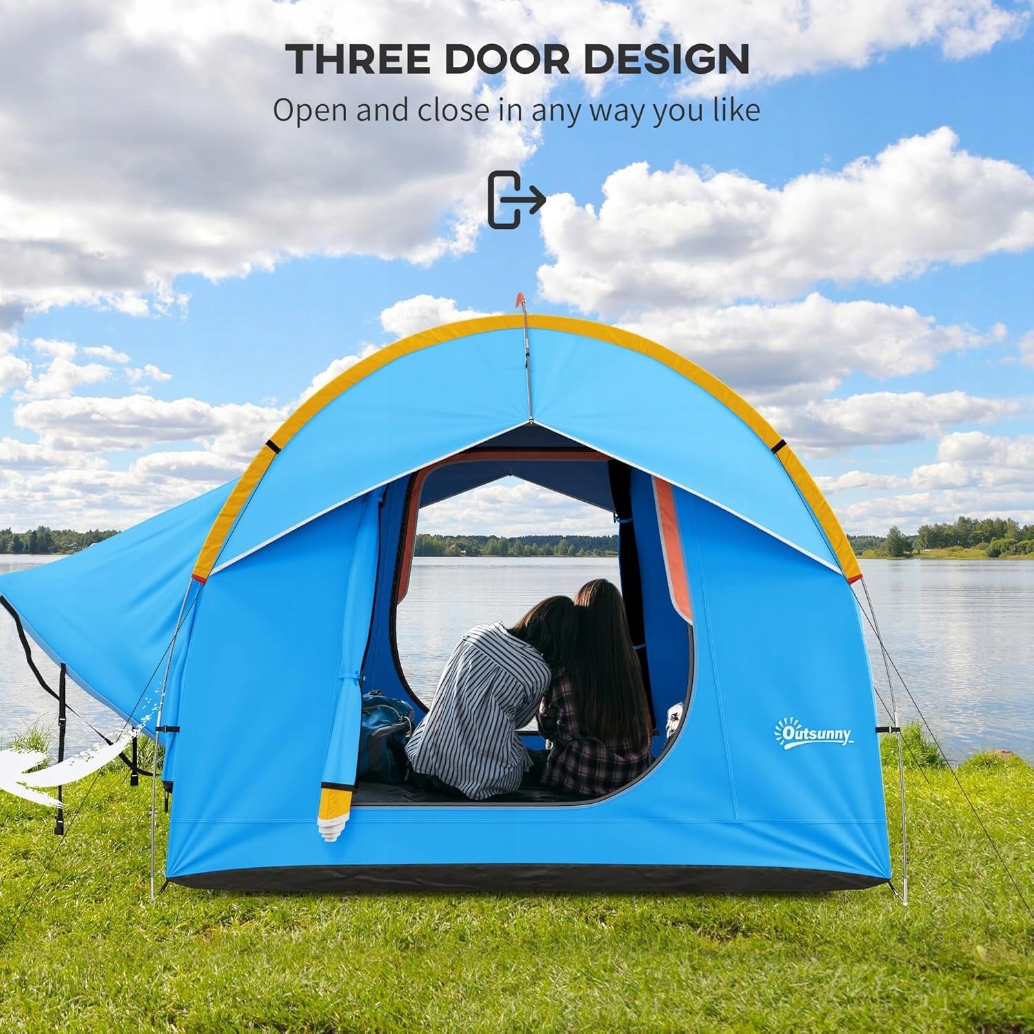 Car CAMPING TENT 3 doors, weather resistant Manufacturer code A20-343V01OG