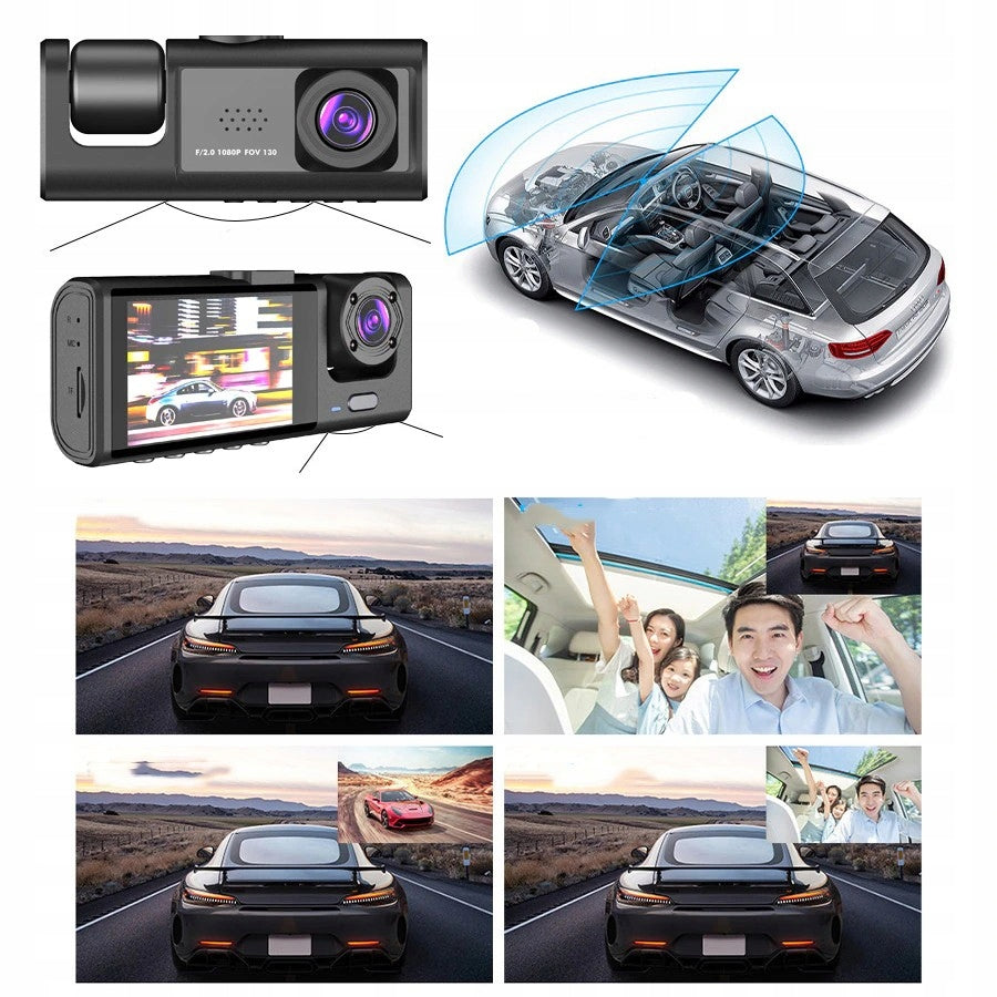 Car Camera Video Recorder Mirror 1080P FULL HD SD Card 32GB Brand no brand