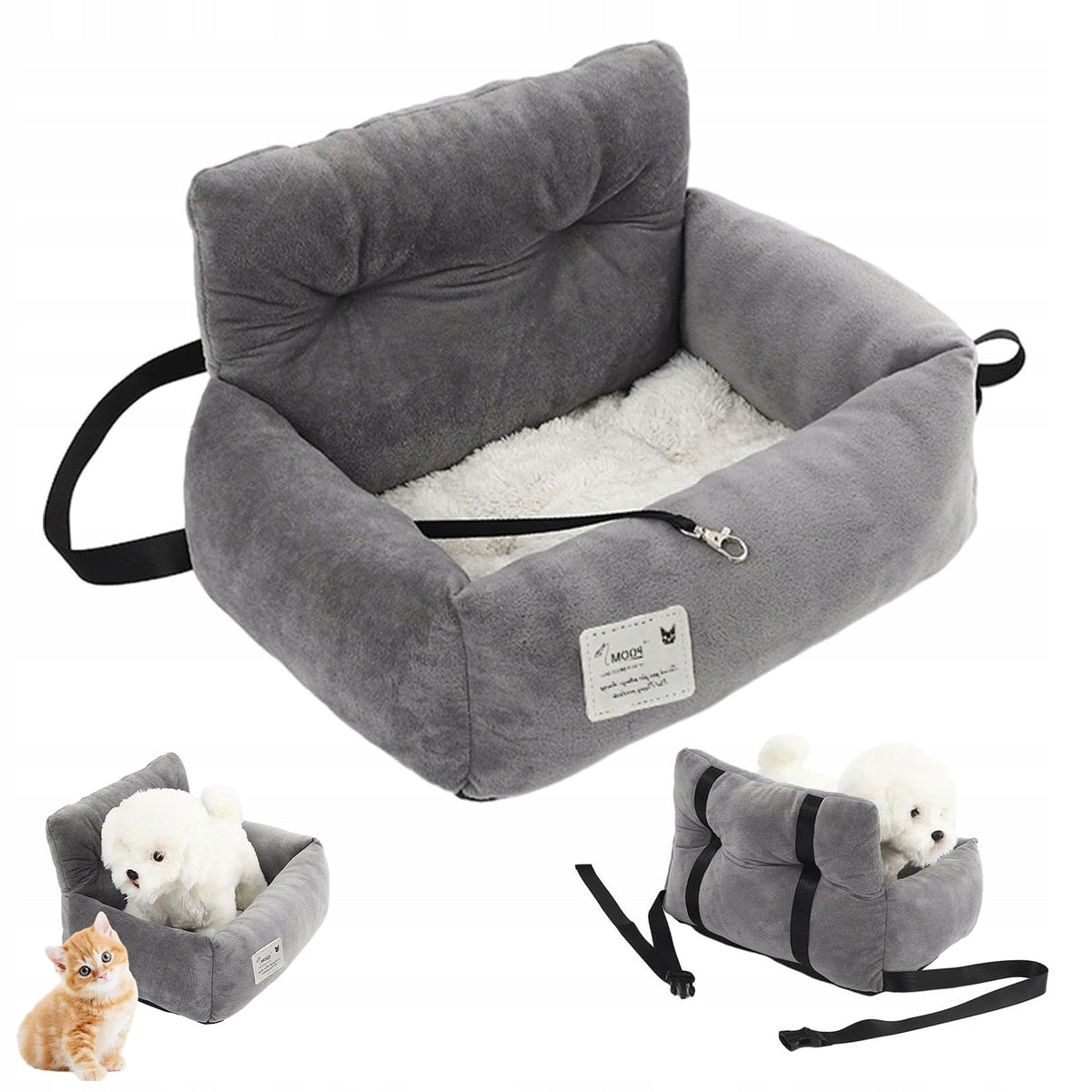 Car Carrier Dog Seat Travel For Car Car Fastener Bed Dog Car Seat 2 in 1