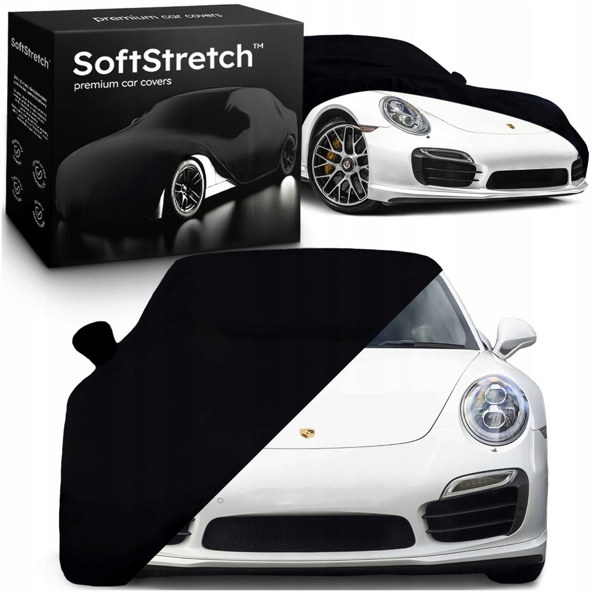Car Cover Flexible SoftStretch Premium for Porsche 911 991
