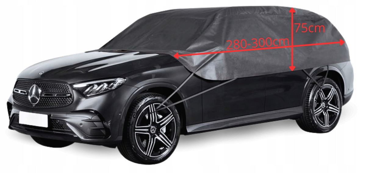 Car Cover SUV M Classic Black Year-Round Packaging status original