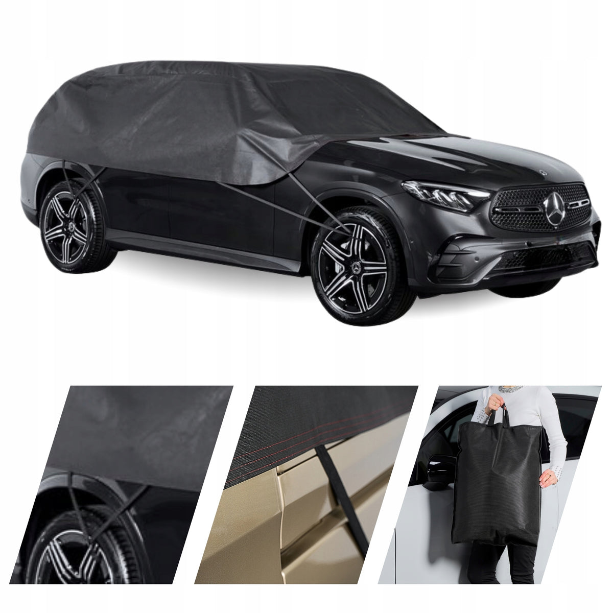 Car Cover SUV M Classic Black Year-Round