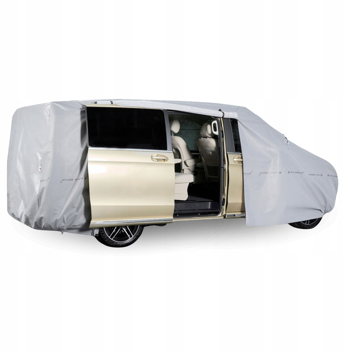 Car Cover VAN L 480-510 Auto Tarpaulin Exclusive SOFT Belts