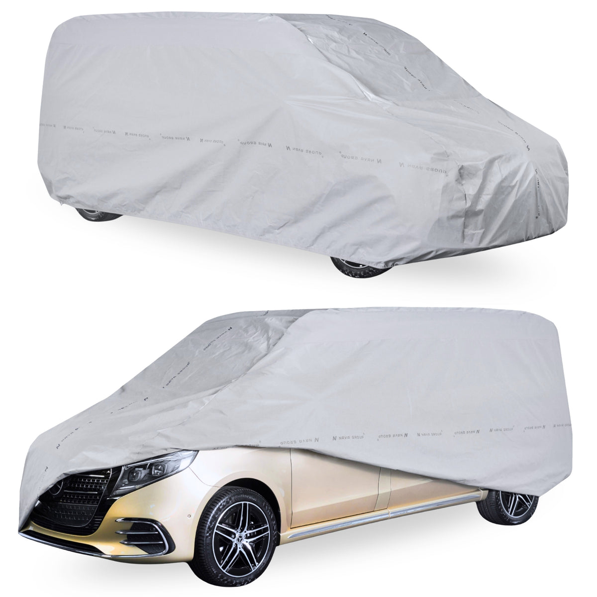 Car Cover VAN XL 510-540 Auto Tarpaulin Practic 3 Layers Belts