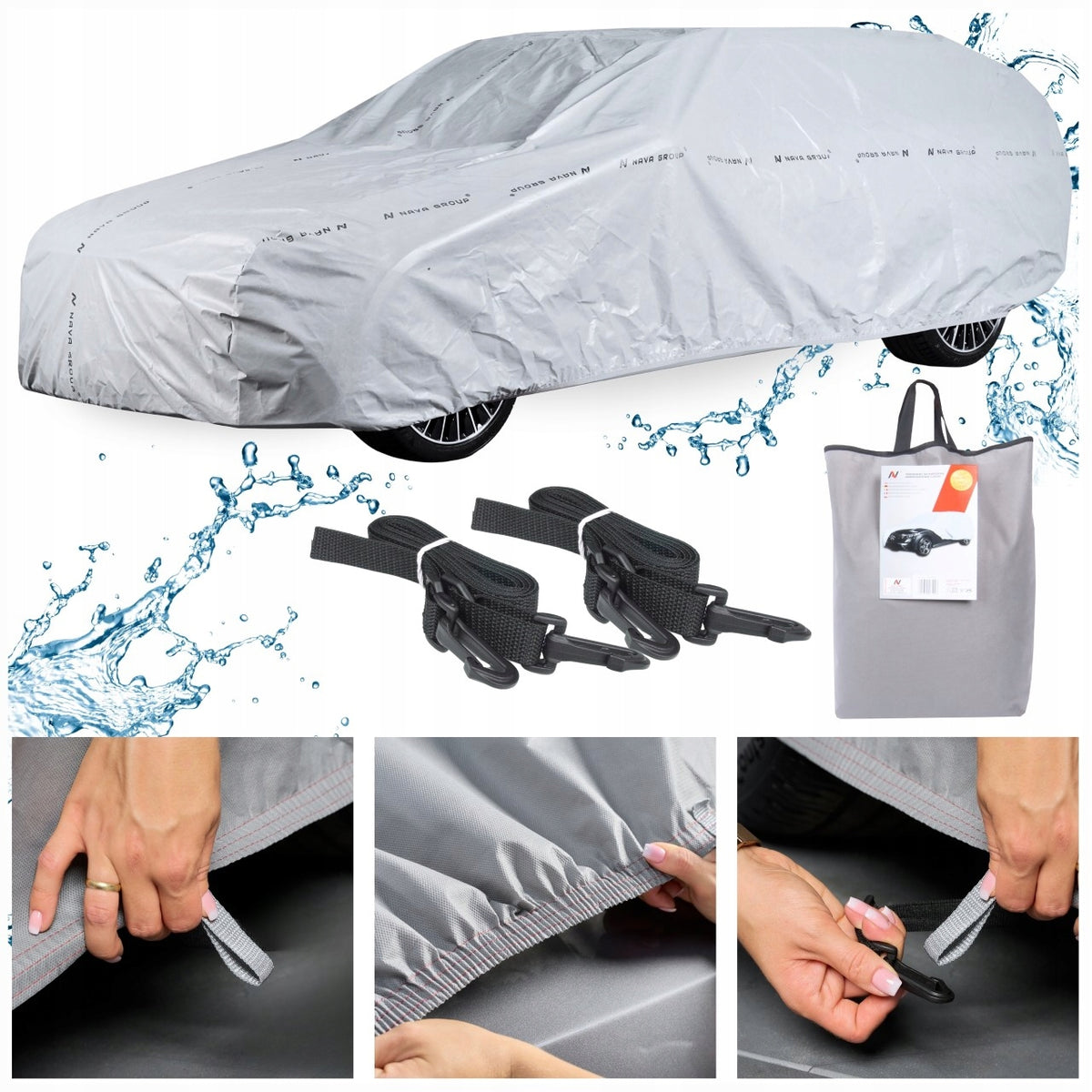 Car Cover Waterproof Tarpaulin Auto L2 Kombi 505 Strong 3W