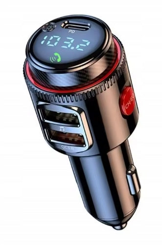 Car FM Bluetooth 5.4 Transmitter with 30W PD Charger and Microphone Manufacturer code CY0001