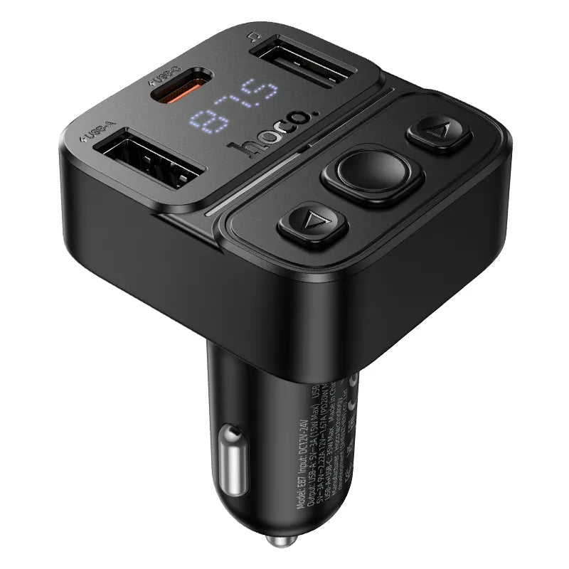 Car FM Transmitter Hoco E87 Model E87