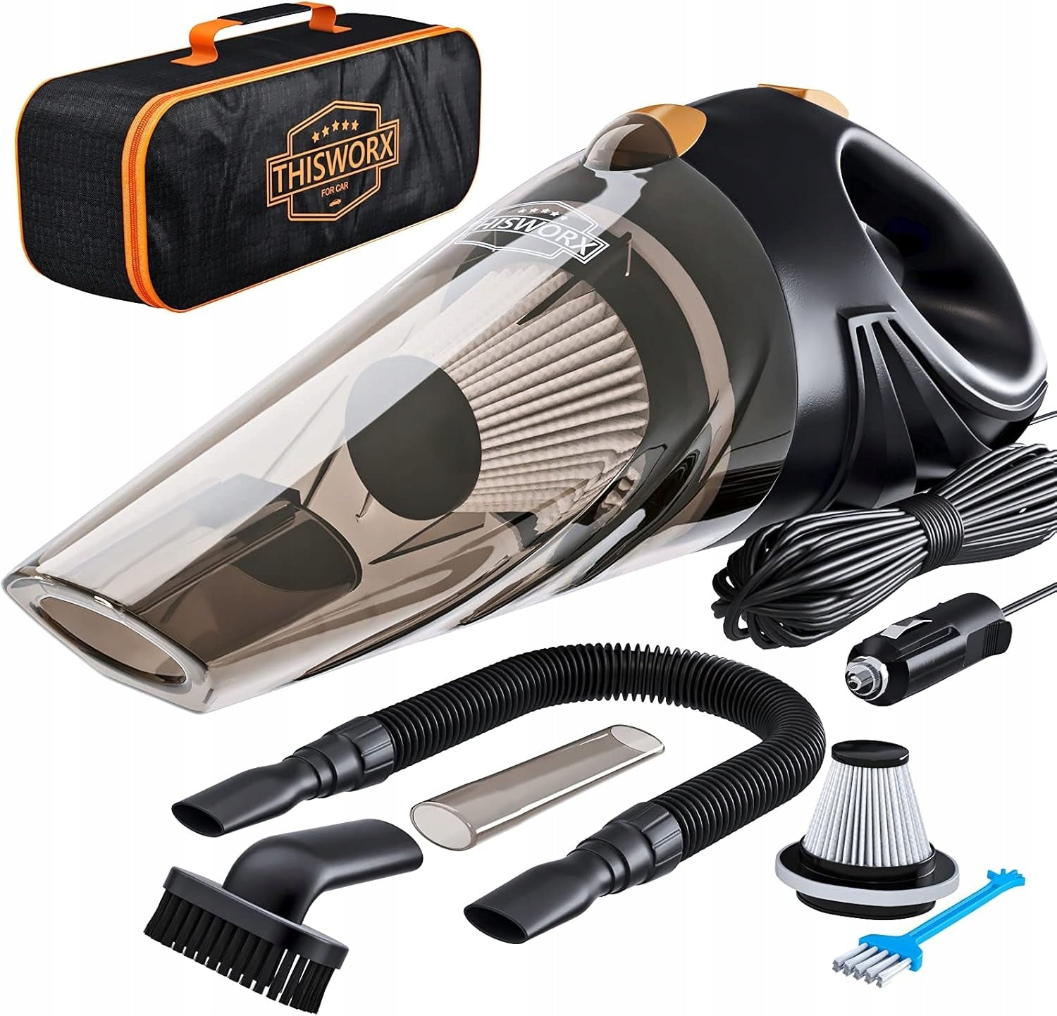 Car Handheld Vacuum Cleaner with Accessories Handy Lightweight Portable Manufacturer code X012301032