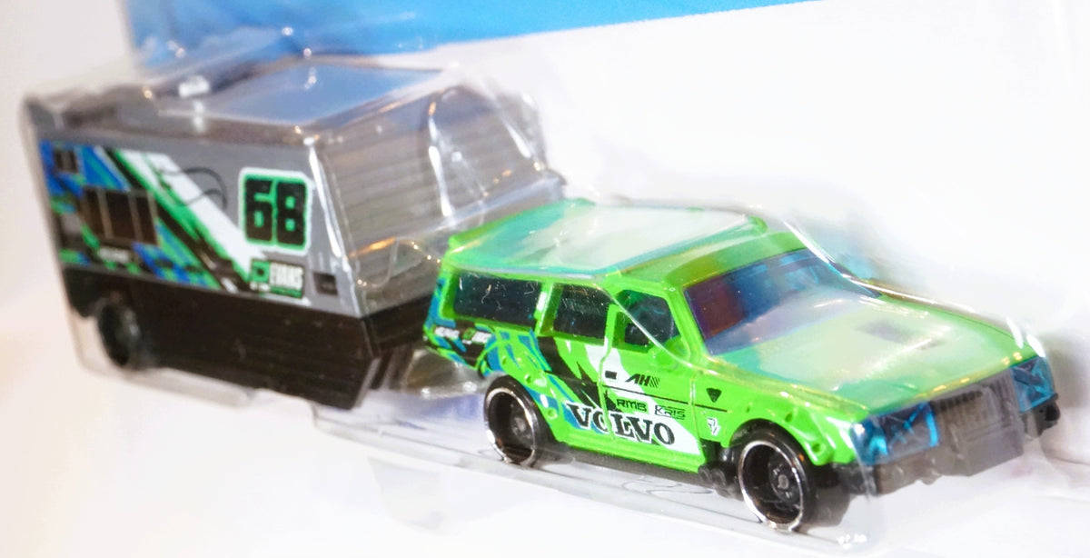 Car Hot Wheels VOLVO 240 DRIFT CAMPER green 1:64 Manufacturer code JKP36