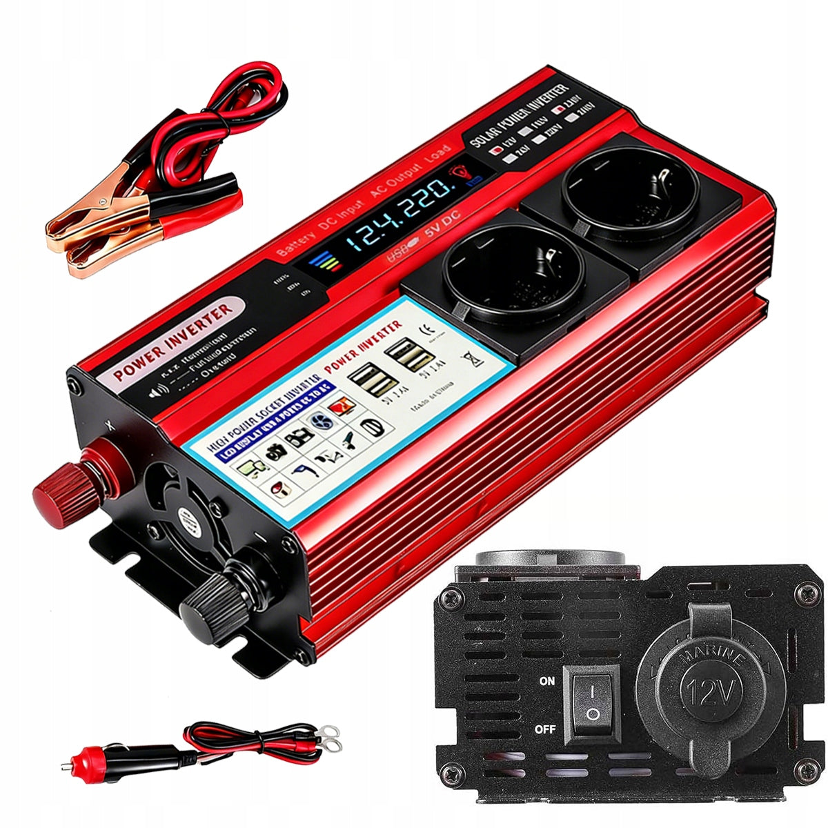 Car Inverter 12V/230V Polion 2000W