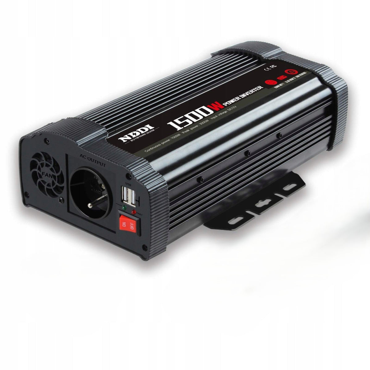 Car Inverter NDDI Inverter 1500W 12V to 230V with USB