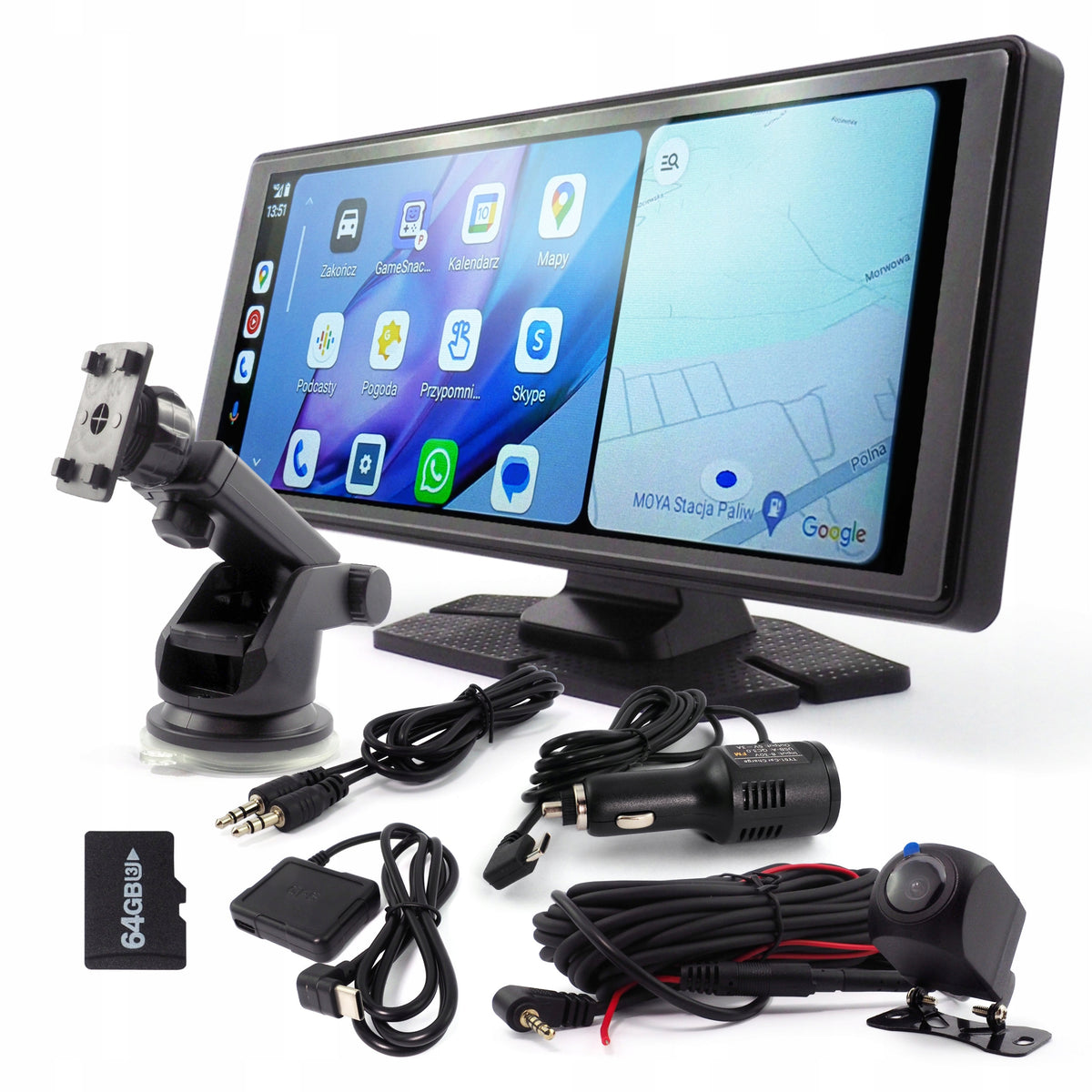 Car Multimedia Station Radio Recorder Android Apple Carplay DVR EAN (GTIN) 4010126601179