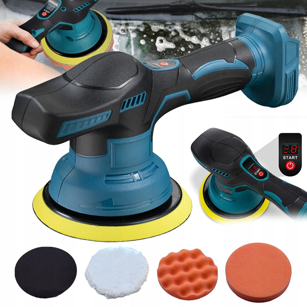 Car Polisher Cordless, Eccentric, 8 Speeds SET Brand no brand