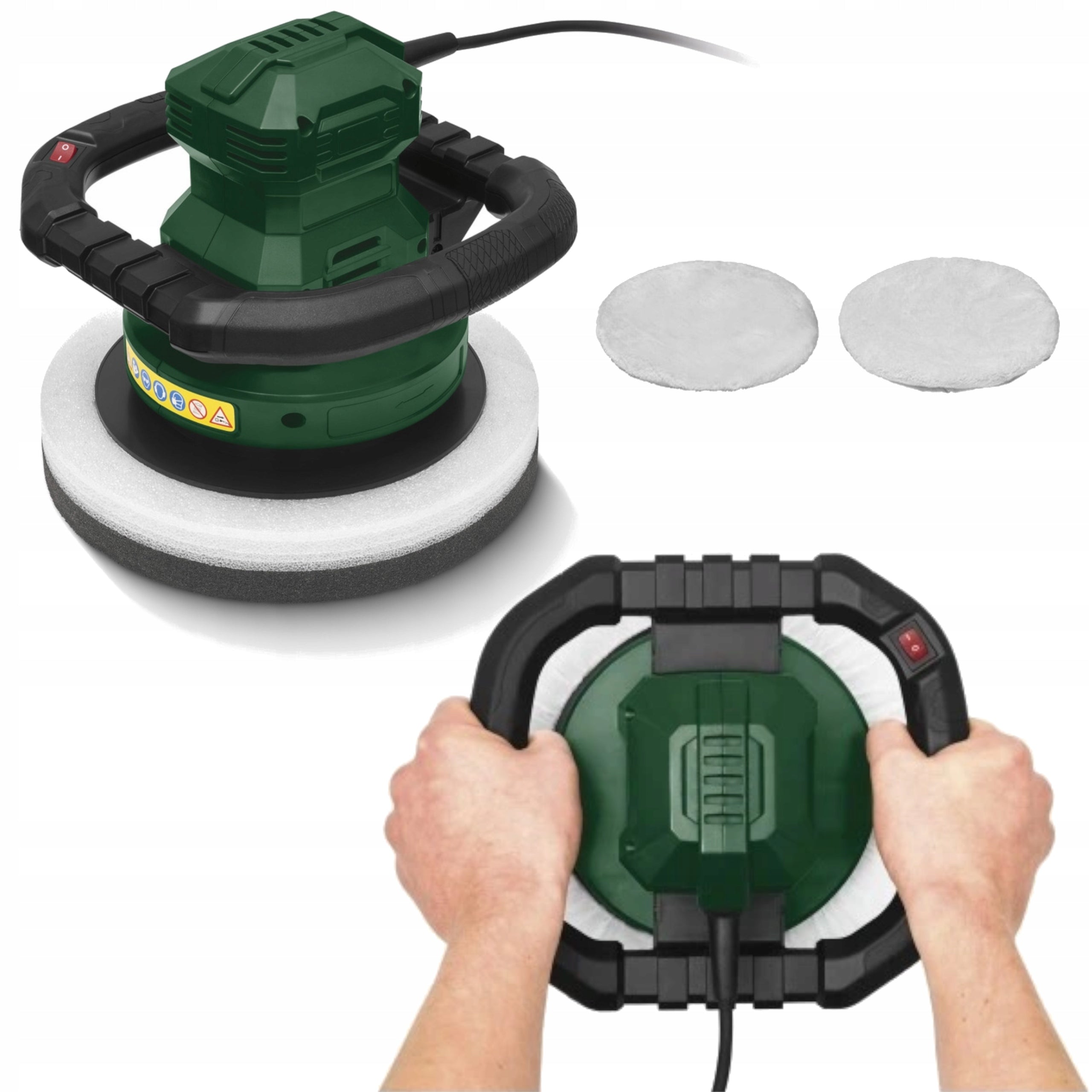Car Polisher Parkside PPM 120 A1 Network 230V Ambidextrous Driving