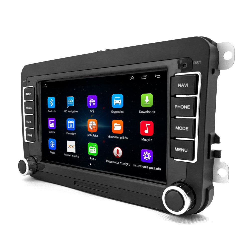 Car Radio 7021A 2/32GB 2DIN GPS Android 12 VAG Reversing Camera WiFi Model 7021A