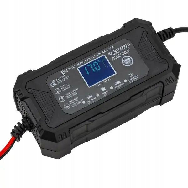 Car Rectifier Automatic Battery Charger 12V 6A LCD Brand Forsage
