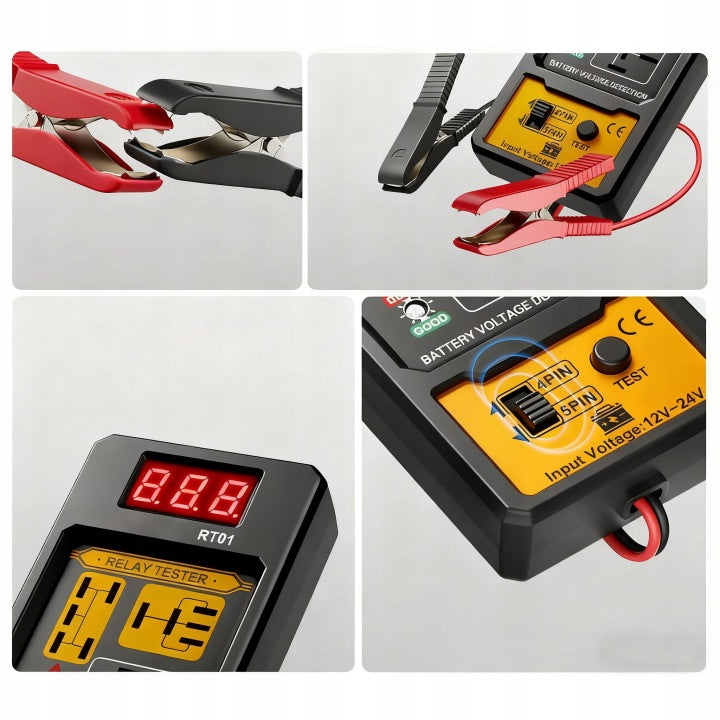 Car Relay Tester Lightweight Portable Accurate Compact 12V Brand no brand