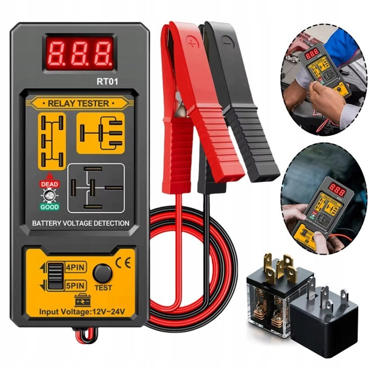 Car Relay Tester Lightweight Portable Accurate Compact