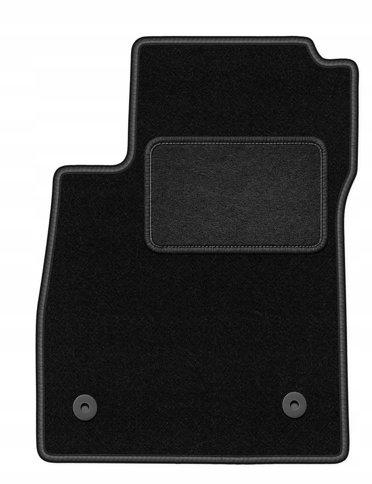 Car Rug Velour Driver for Opel Mokka 2012-2016 LUX black
