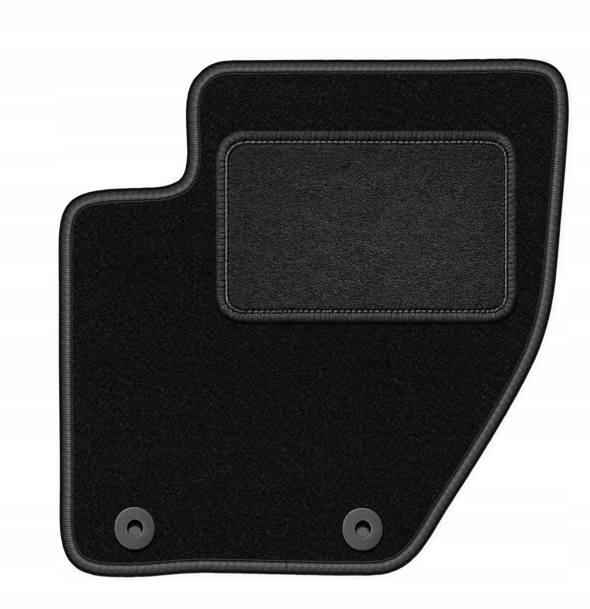 Car Rug Velour Driver for Volvo V40 II 2012- LUX black