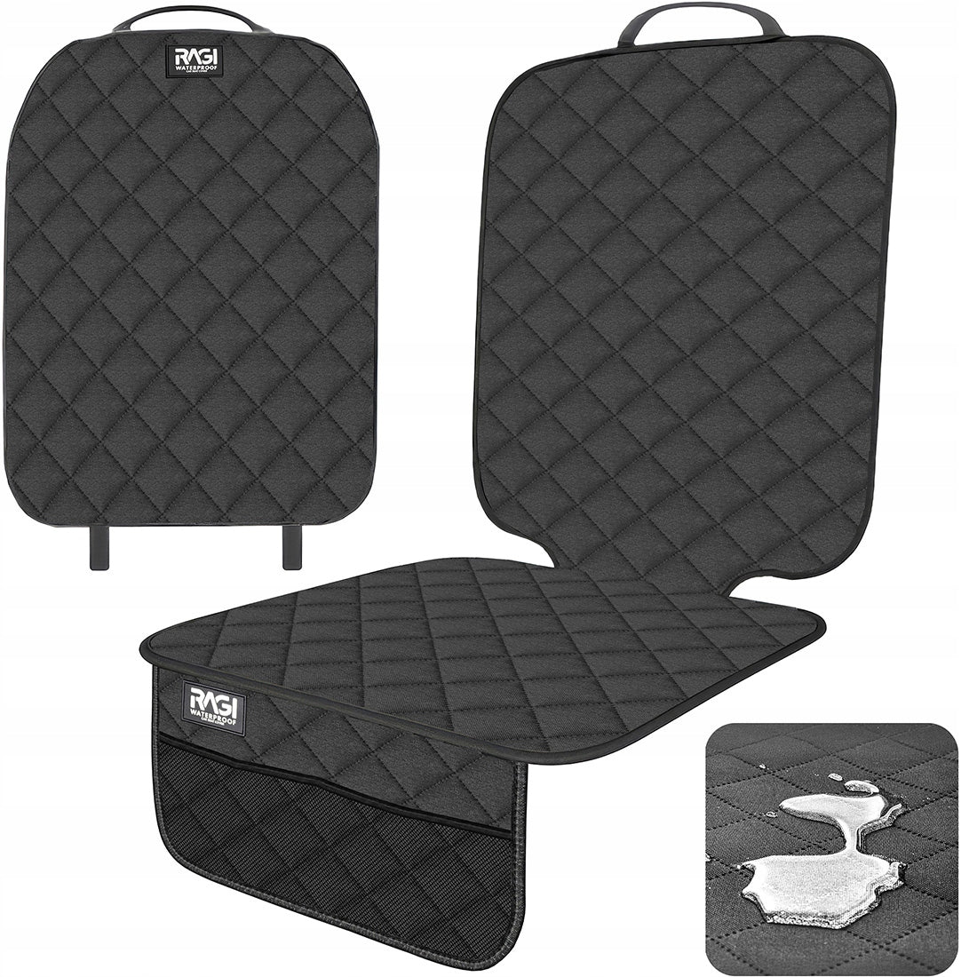 Car Seat Protective Mat Cover Seat Cover 2in1 ISOFIX