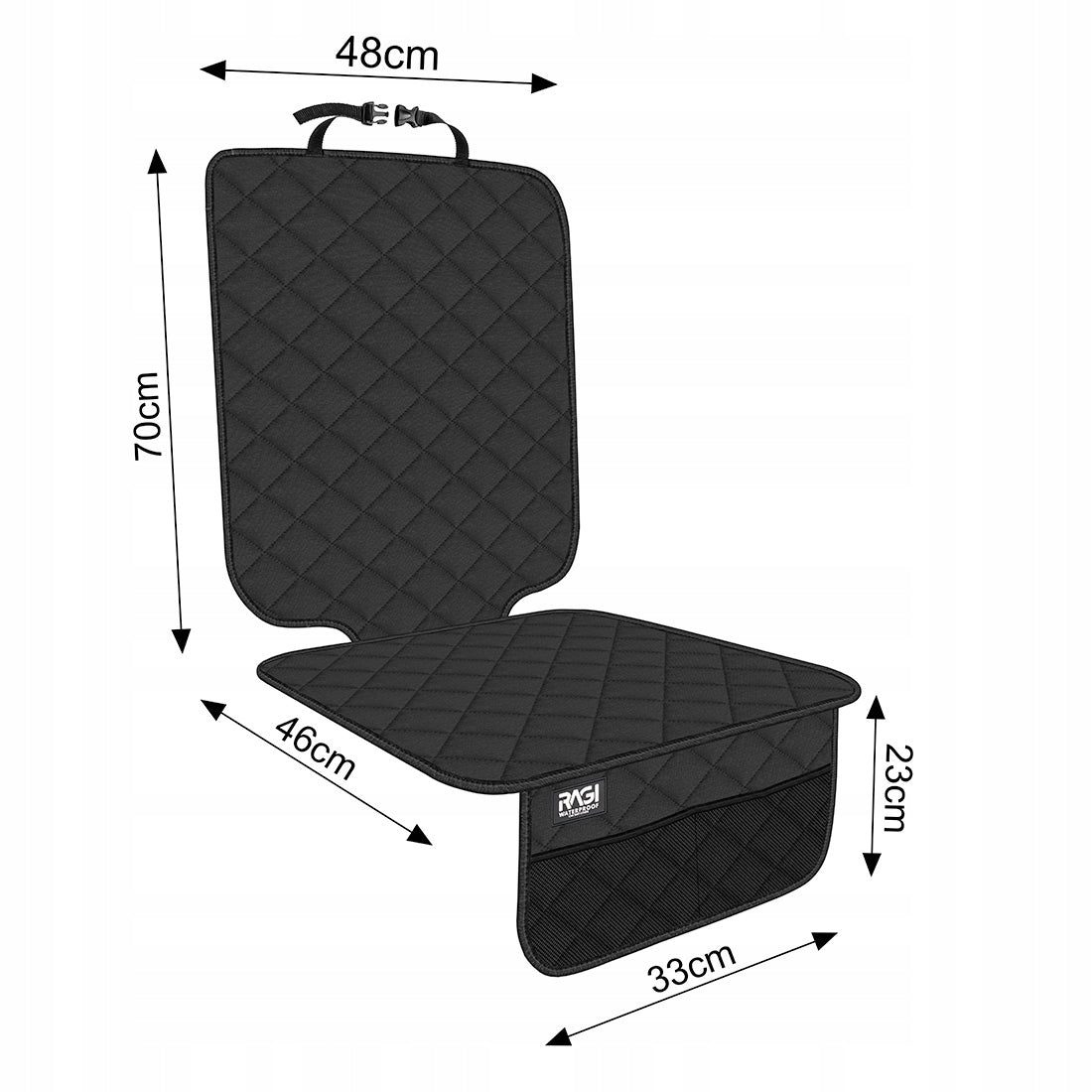 Car Seat Protective Mat Seat Cover ISOFIX Protector Packaging status original