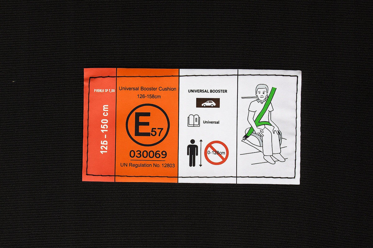 Car Seat for Children 128-150cm Manufacturer code Podkładka samochodowa