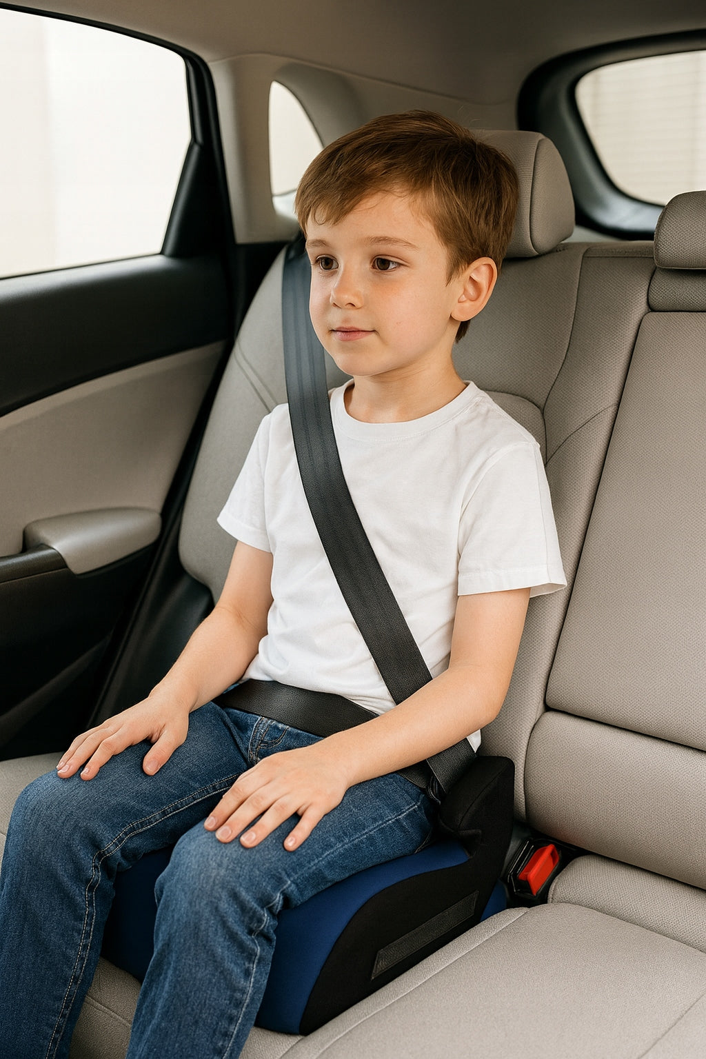 Car Stand, Child Seat Navy Blue 135-150 cm Packaging status original