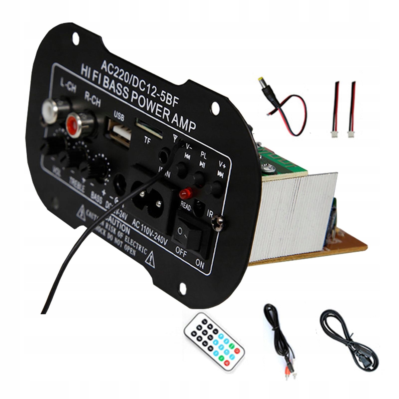 Car Subwoofer Amplifier Bluetooth Hi Fi 220 V