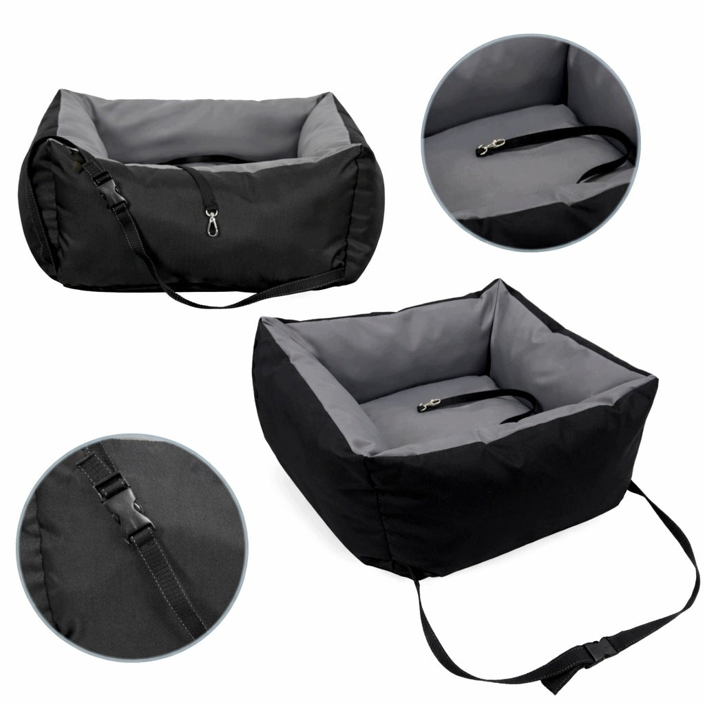 Car Transporter for Cat Dog Car Seat Grey 55x55 cm