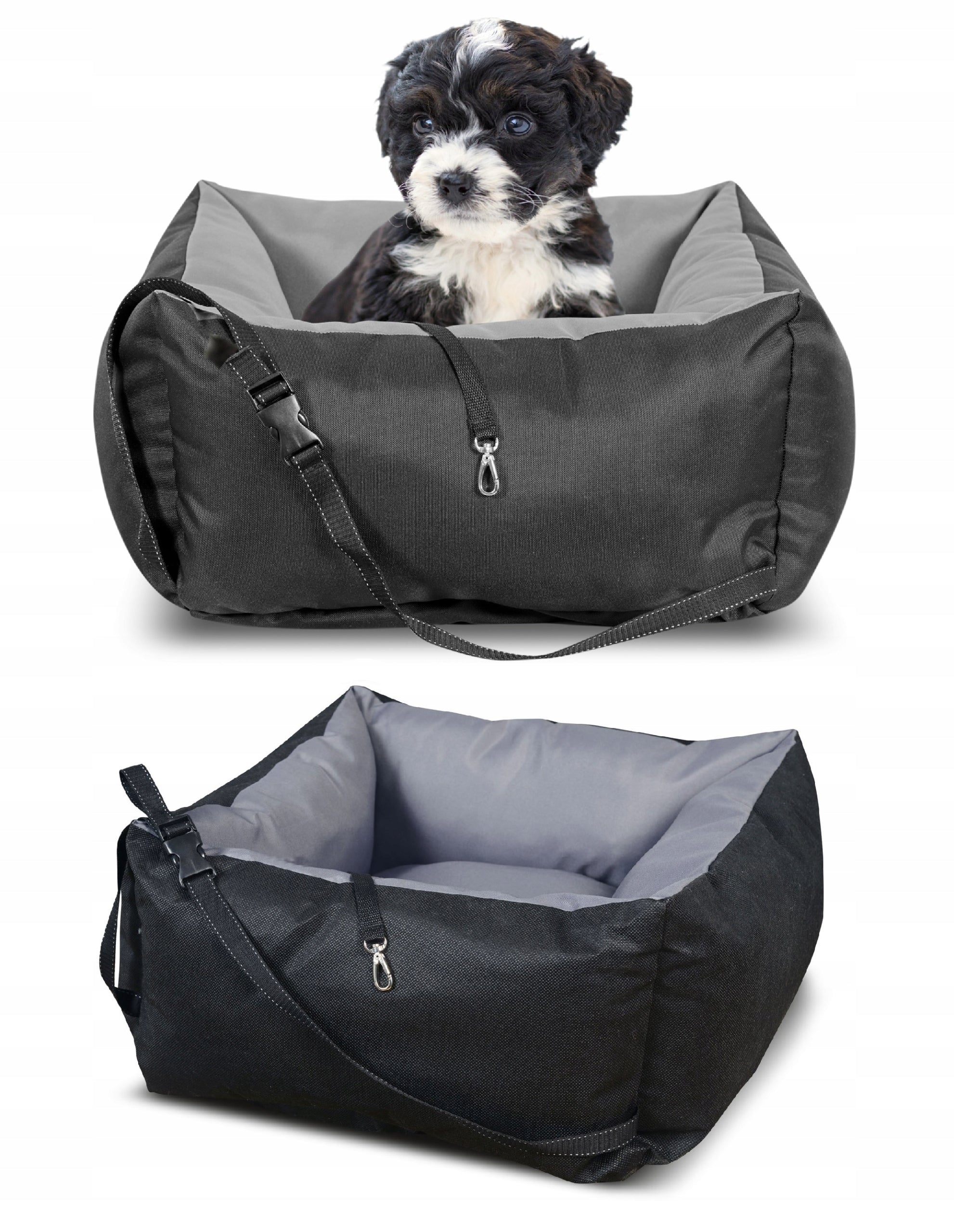 Car Transporter for Cat Dog Seat Car Mat Grey 55cm EAN (GTIN) 5906501509873