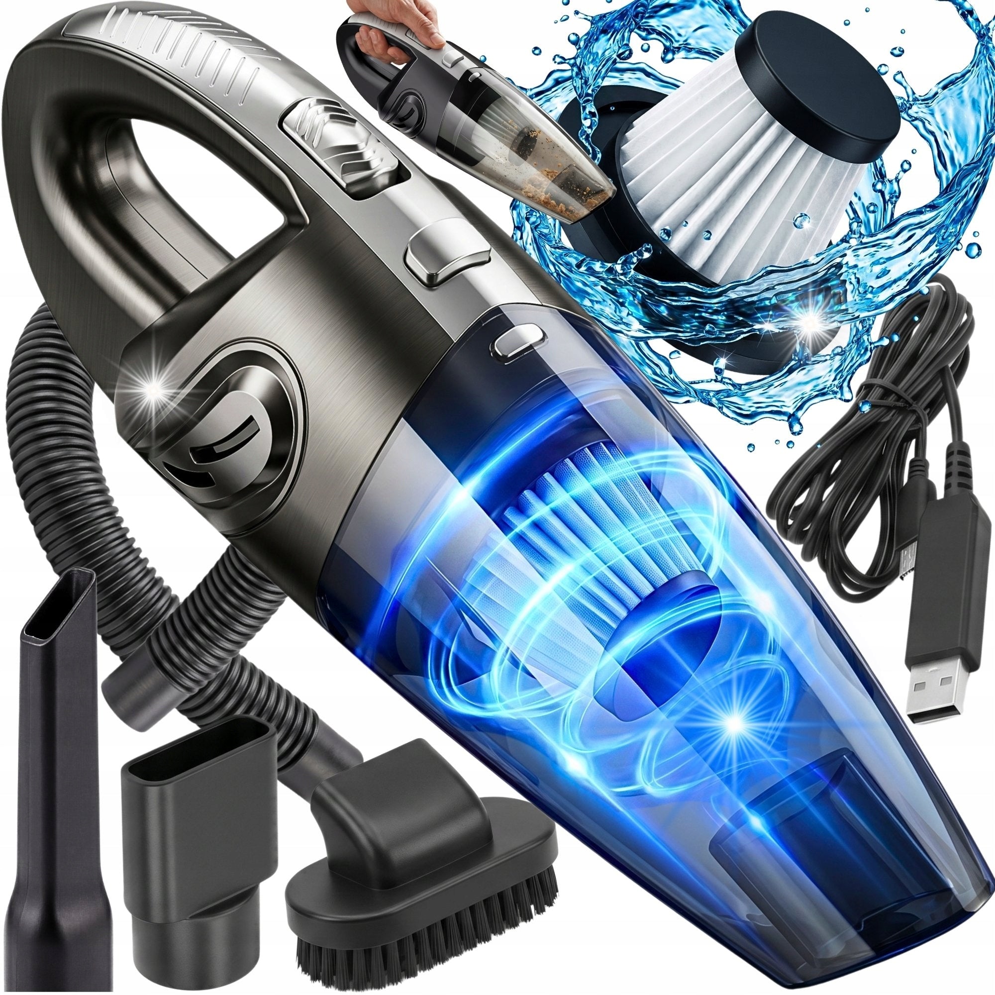 Car Vacuum Cleaner Handheld Cordless POWERFUL for Car Cat Dog Hair