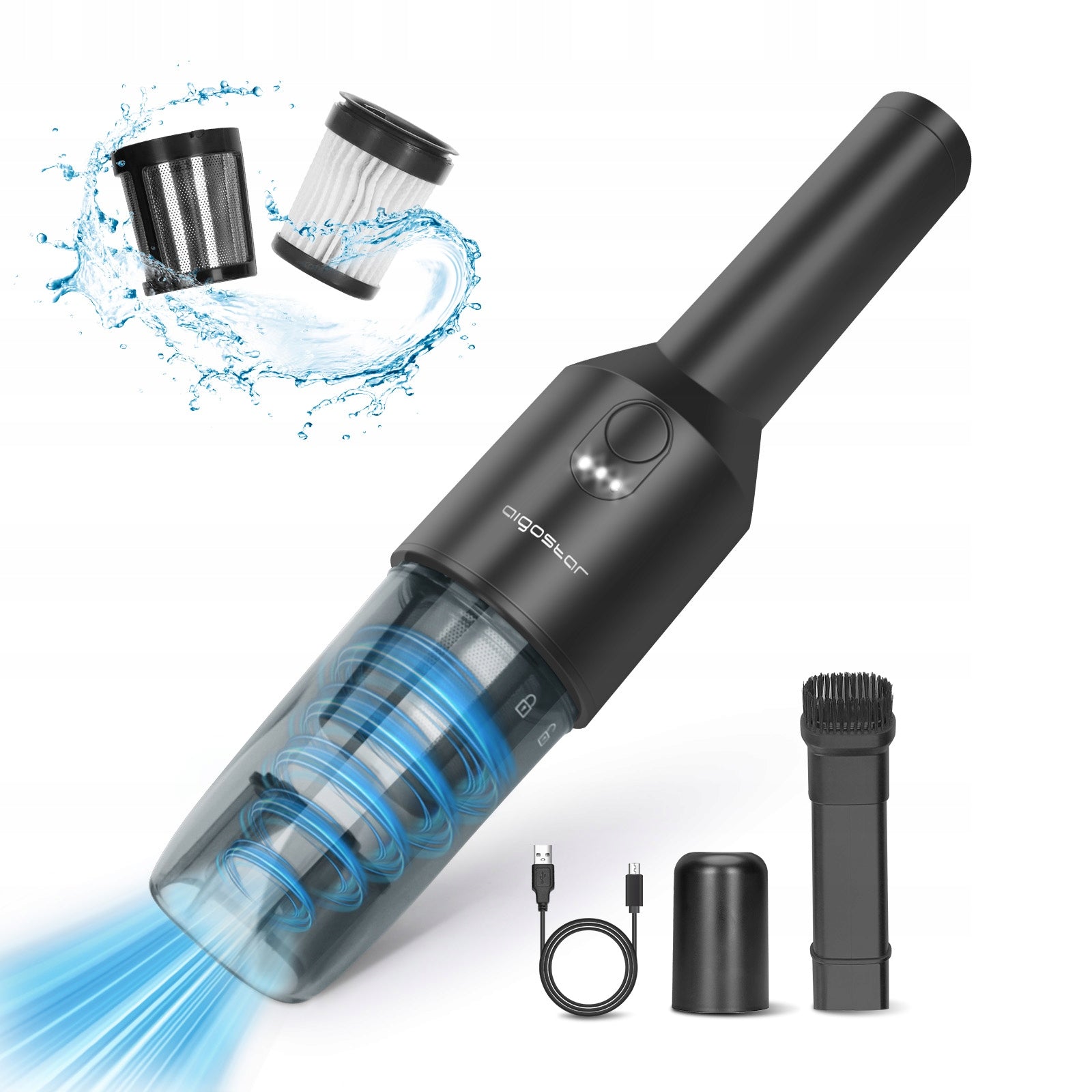 Car Vacuum Cleaner Wireless Handheld HEPA 50W