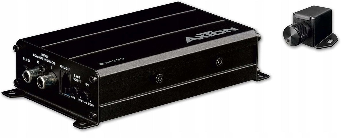 Car amplifier - 1-channel MONO - MINI Size - Axton A1250 - Packaging status original