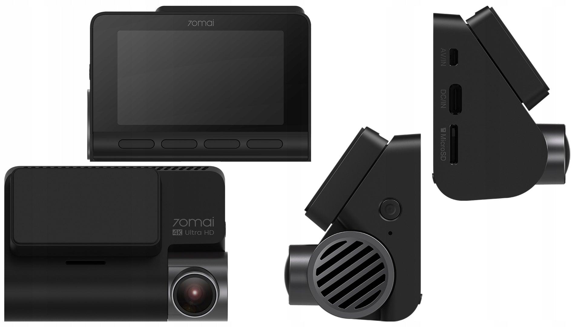 Car camera 70mai 4K A810 included with RC12 - FRONT + REAR CAMERA Memory card included none