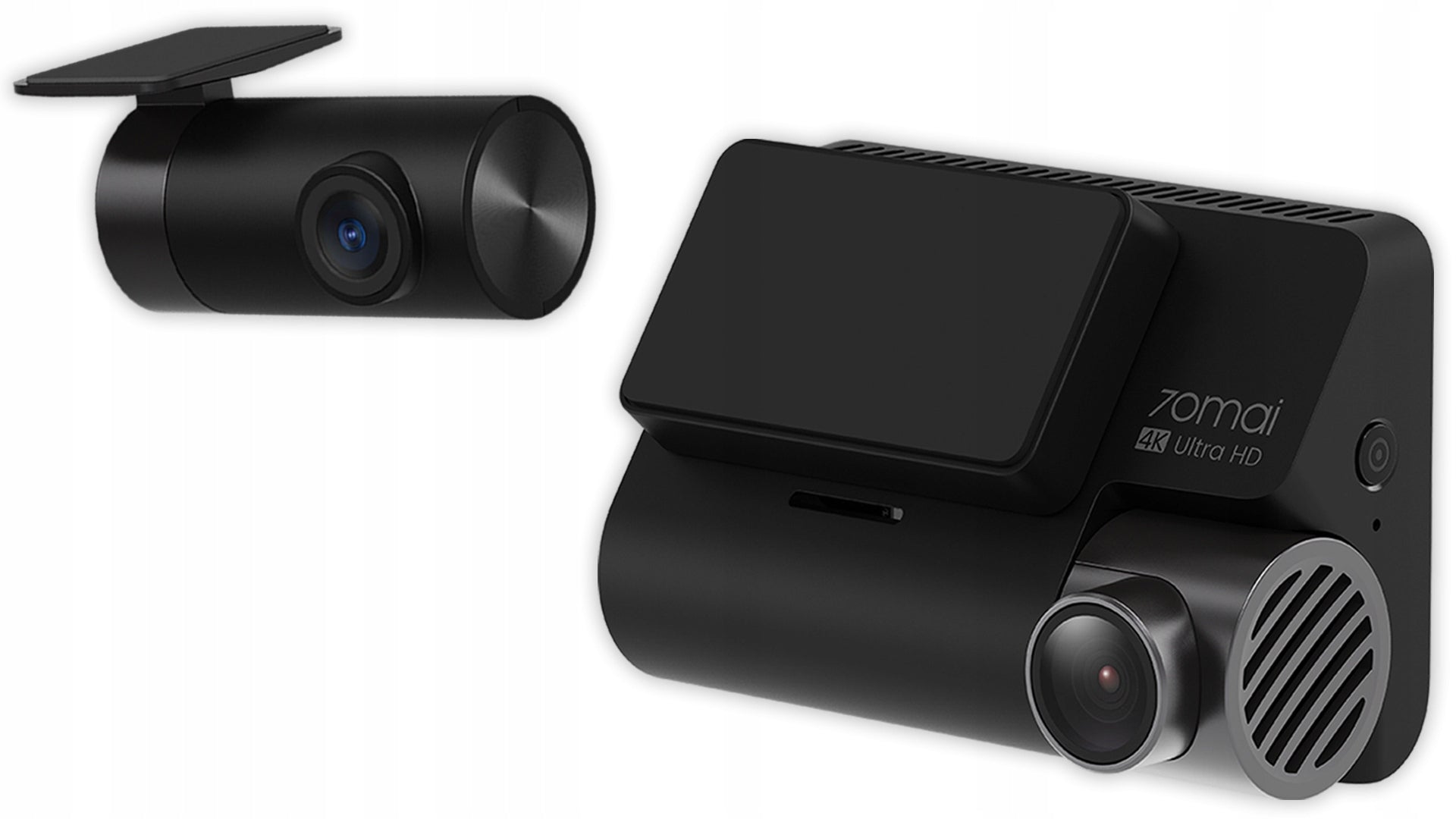 Car camera 70mai 4K A810 included with RC12 - FRONT + REAR CAMERA Recording quality Full HD (1920 x 1080) 4K UHD (3840 x 2160)