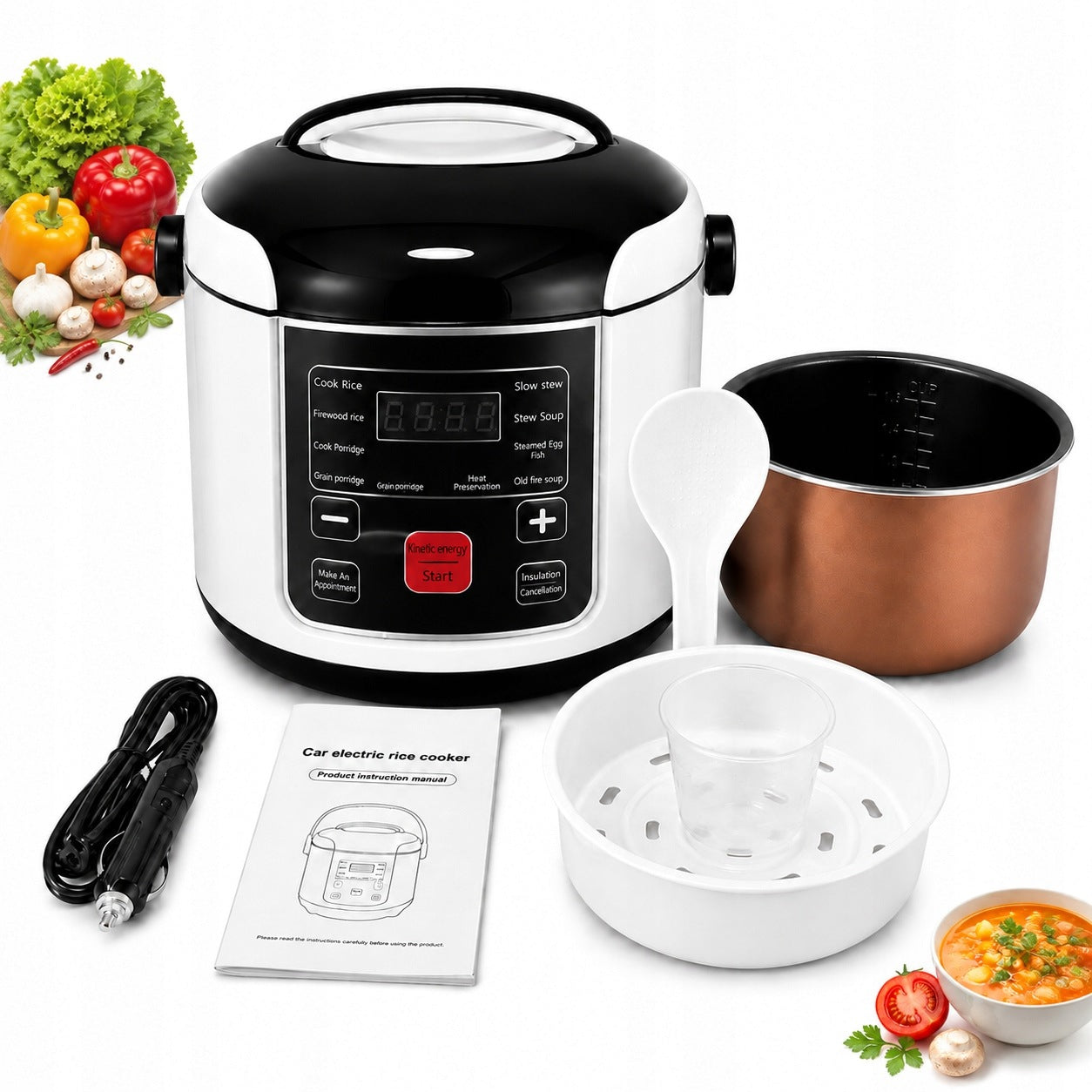 Car cooker 24V 2L multicooker COOKER4TRUCK + FREEBIE