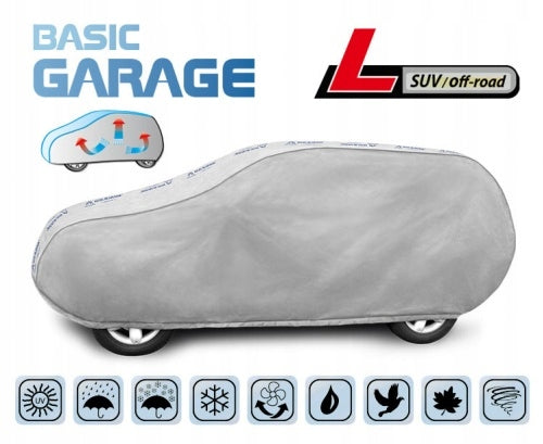 Car cover Kegel-Błażusiak Basic Garage SUV/off road L grey Manufacturer's catalog number 5-3968-241-3021
