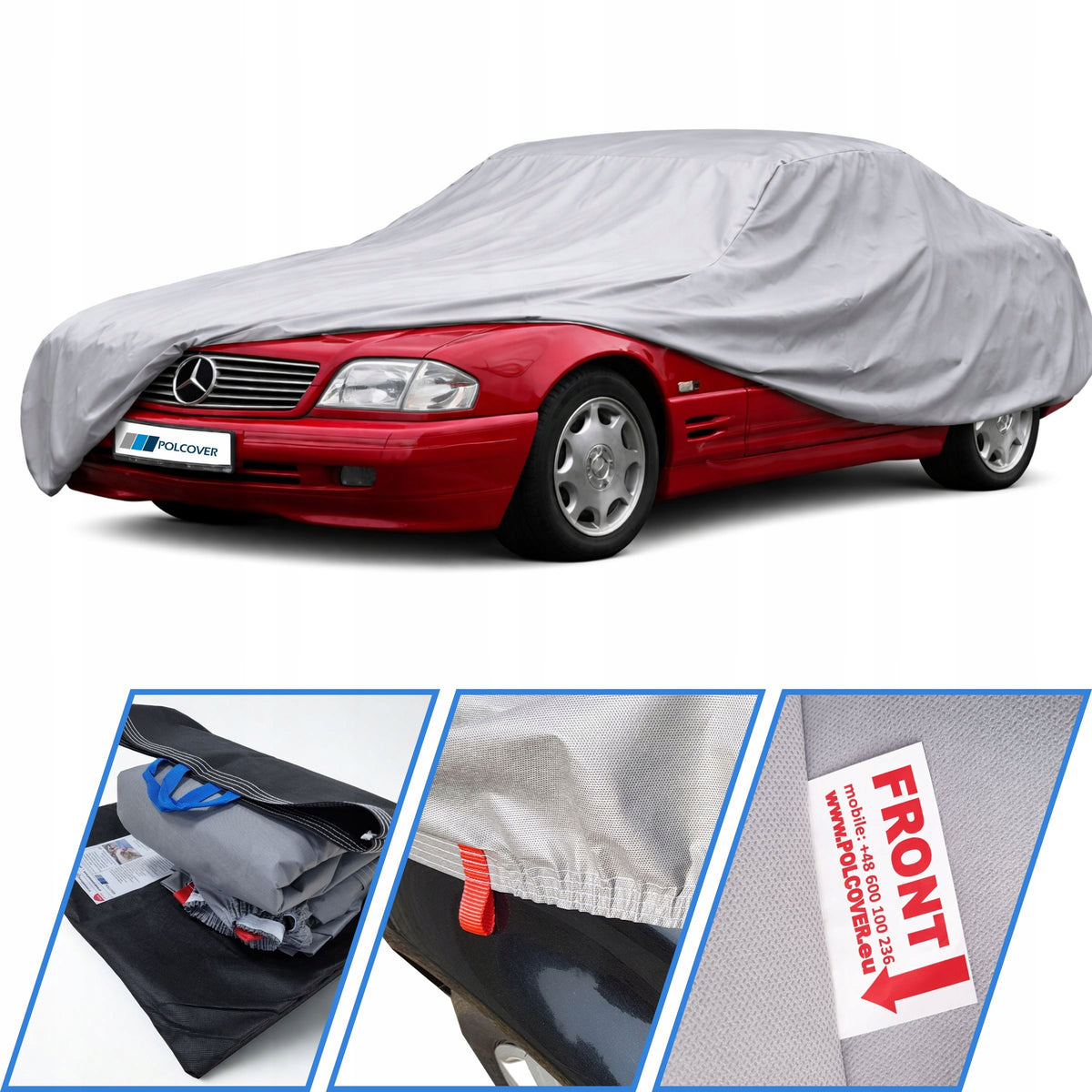 Car cover Mercedes SL R107/R129 convertible 3 layers PRACTIC