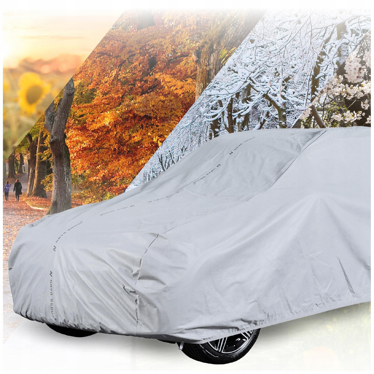 Car cover tarpaulin auto year-round station wagon cover L 480-505 Manufacturer Nava Group