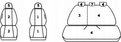 Car covers DEDICATED Toyota Yaris III EAN (GTIN) 5905911046435